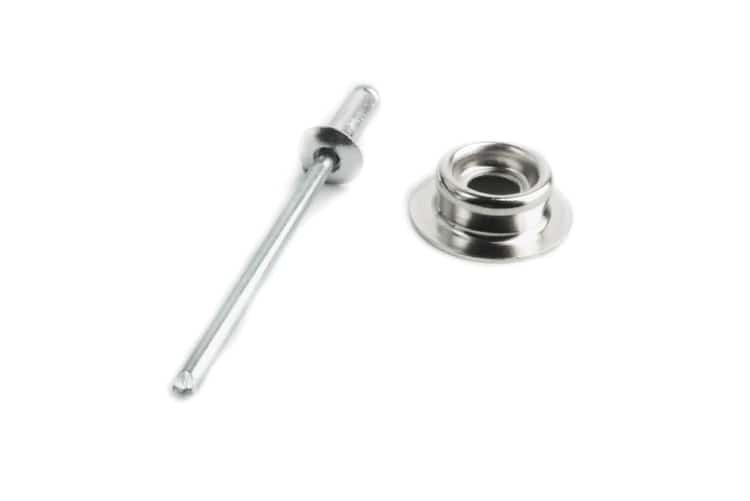 Image - Soft Top Popper & Rivet (Male)- Chrome